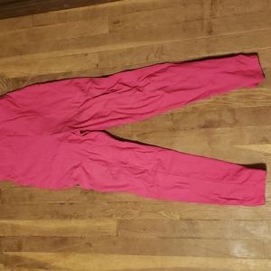 Laura Byrnes Hot Pink Cropped Pants